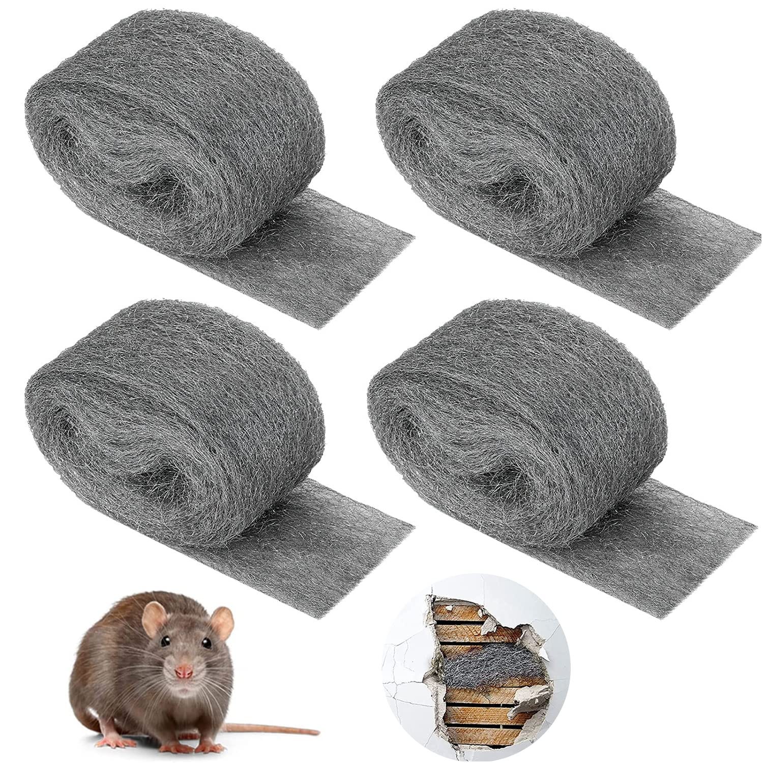 Paille de fer, Lot de 2 Laine d'acier 0000 Grade Fil de Nettoyage Paille de fer, Lot de 2 Laine d'acier 0000 Grade Fil de Nettoyage