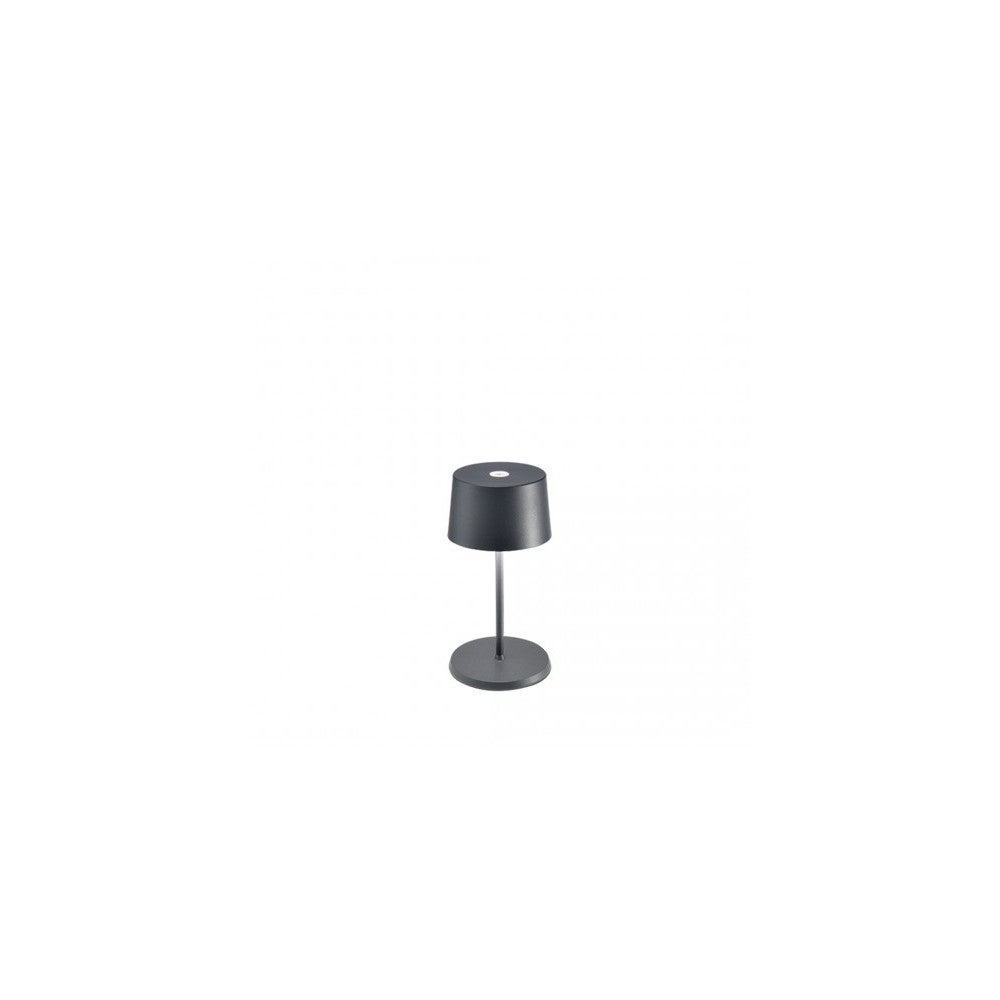 Lampa stołowa LED Olivia Pro Mini z możliwością ładowania i ściemniania, ciemnoszara