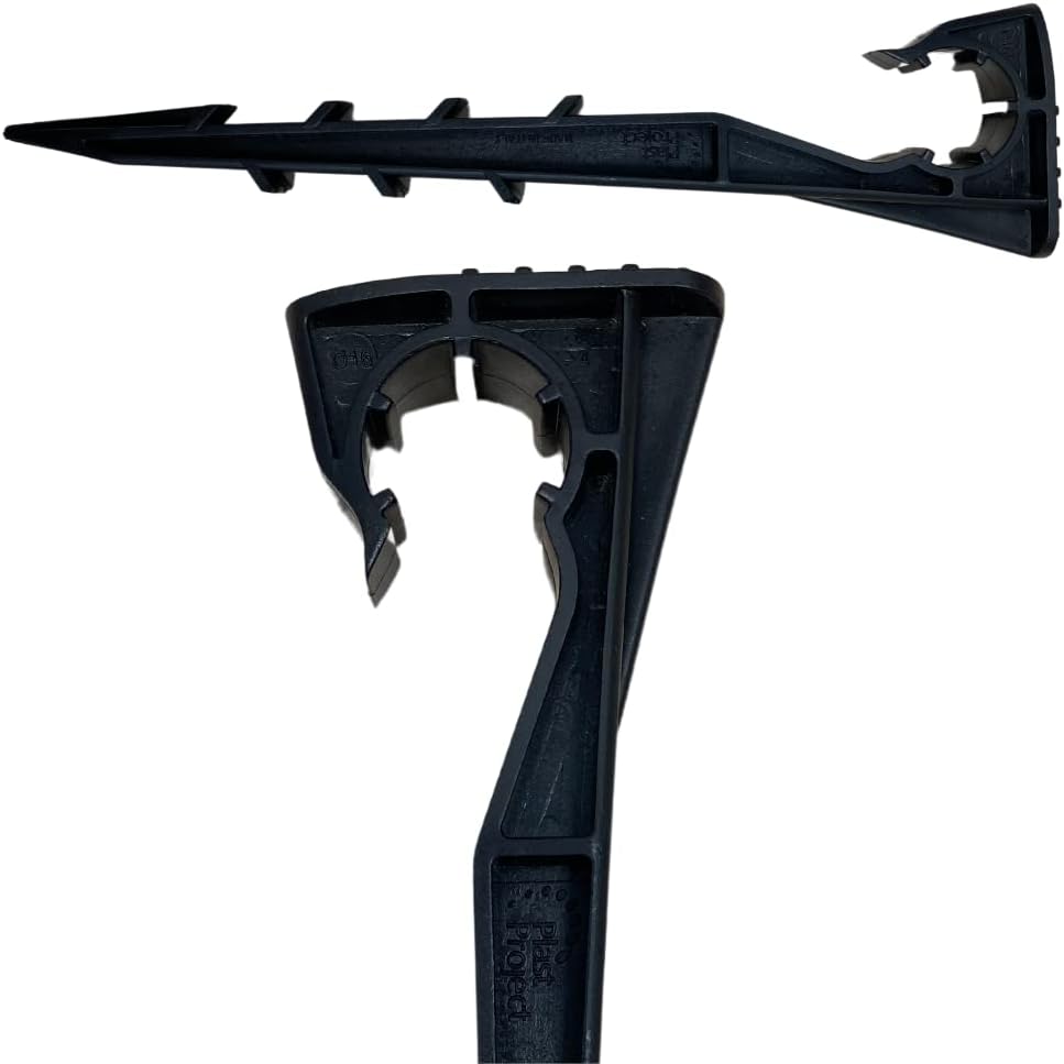 Kit de 100 piquets d'ancrage et bouchons de tuyau, ligne goutte à goutte 16 et 20 mm, pour irrigation goutte à goutte, plantes et jardin MADE IN ITALY - 4