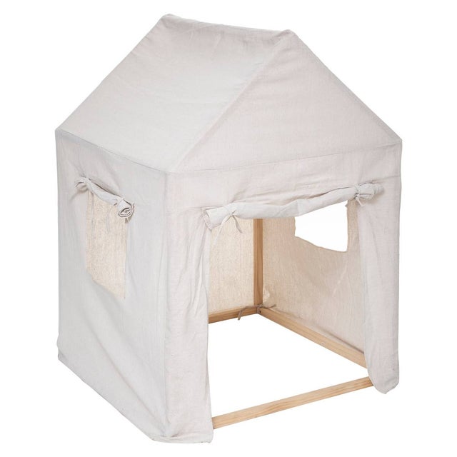 Cabane enfant - structure pin - toile coton H116 cm - Atmosphera créateur d'intérieur