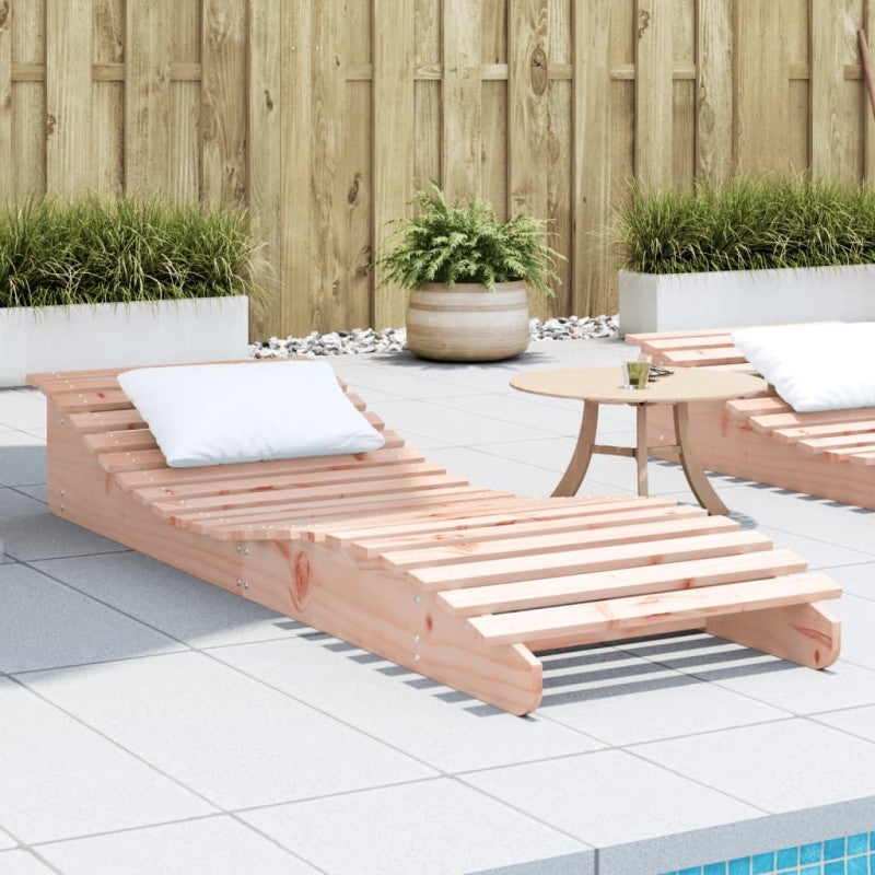 Leżak vidaxl z litego drewna douglas 205x60x31,5 cm wytrzymały i ergonomiczny