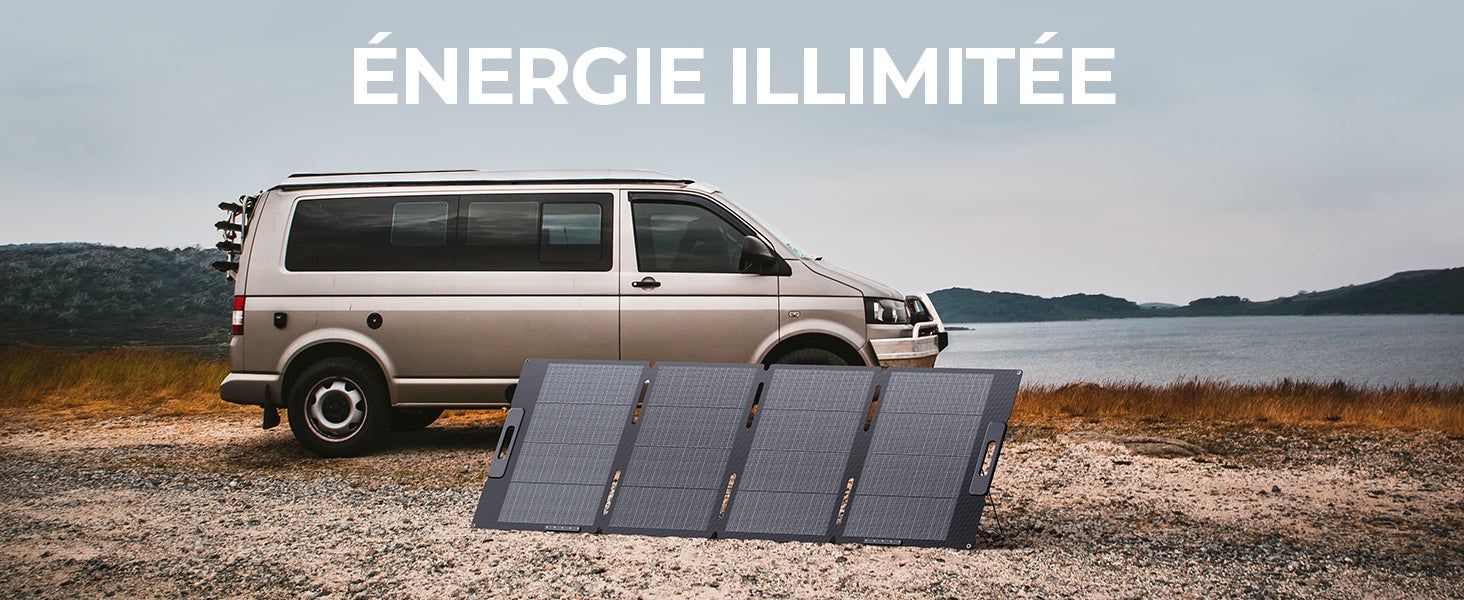 Painel solar BLUETTI PV200, 200 W para central elétrica EB3A/EB55/EB70/AC200MAX/AC500, painel solar monocristalino dobrável para viagem, acampamento - 5