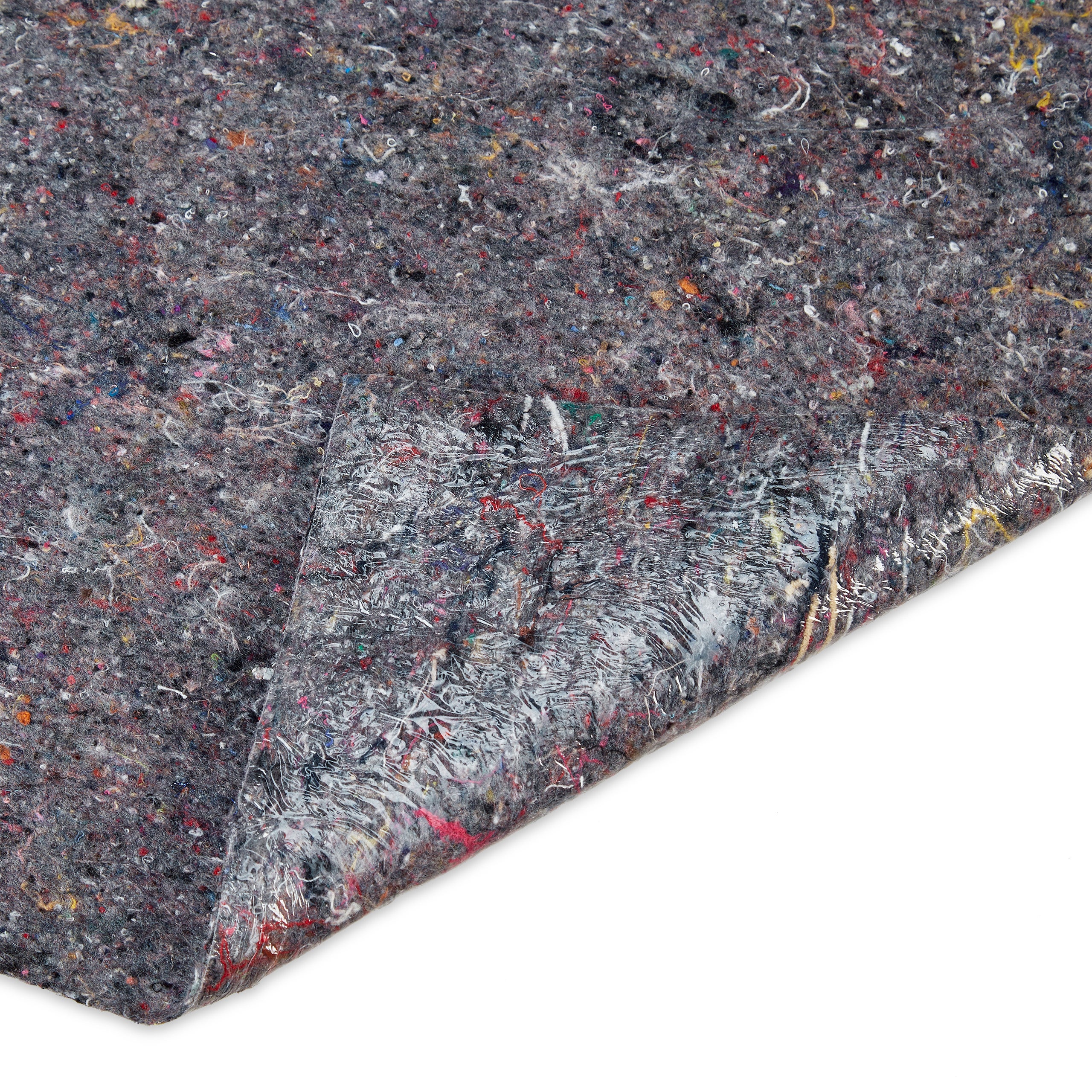 Feutre de protection pour peinture en rouleau, 1 x 50 m (50 m²), antidérapant et déperlant, 200 g/m², peinture et déménagement, gris, Relaxdays - 8