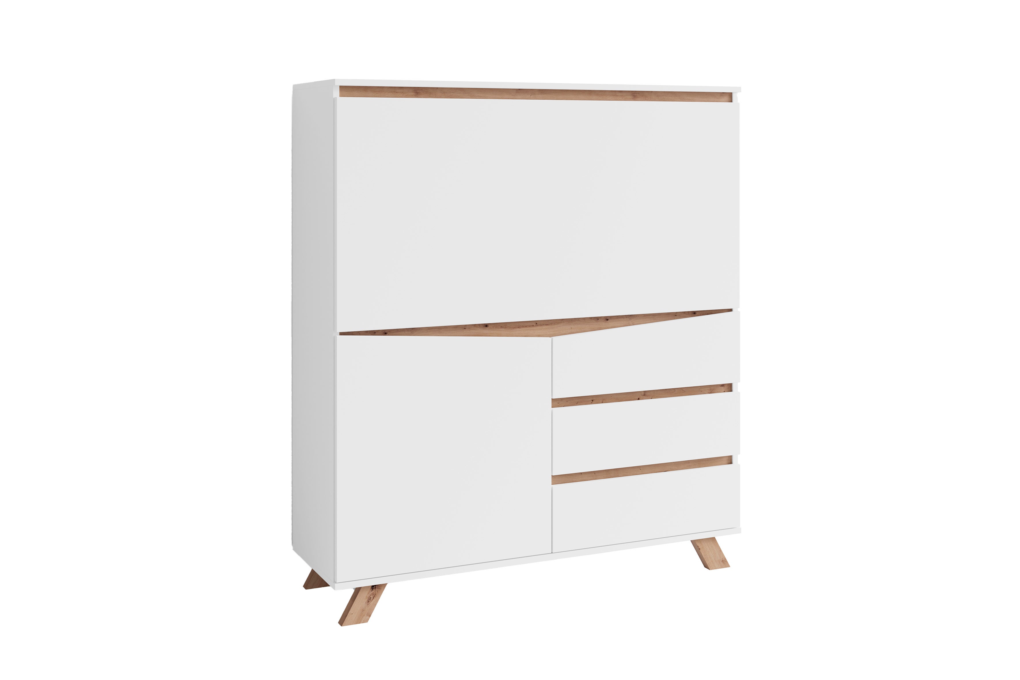 Armoire lit bureau bibliothèque GAUTIER - Ameublement