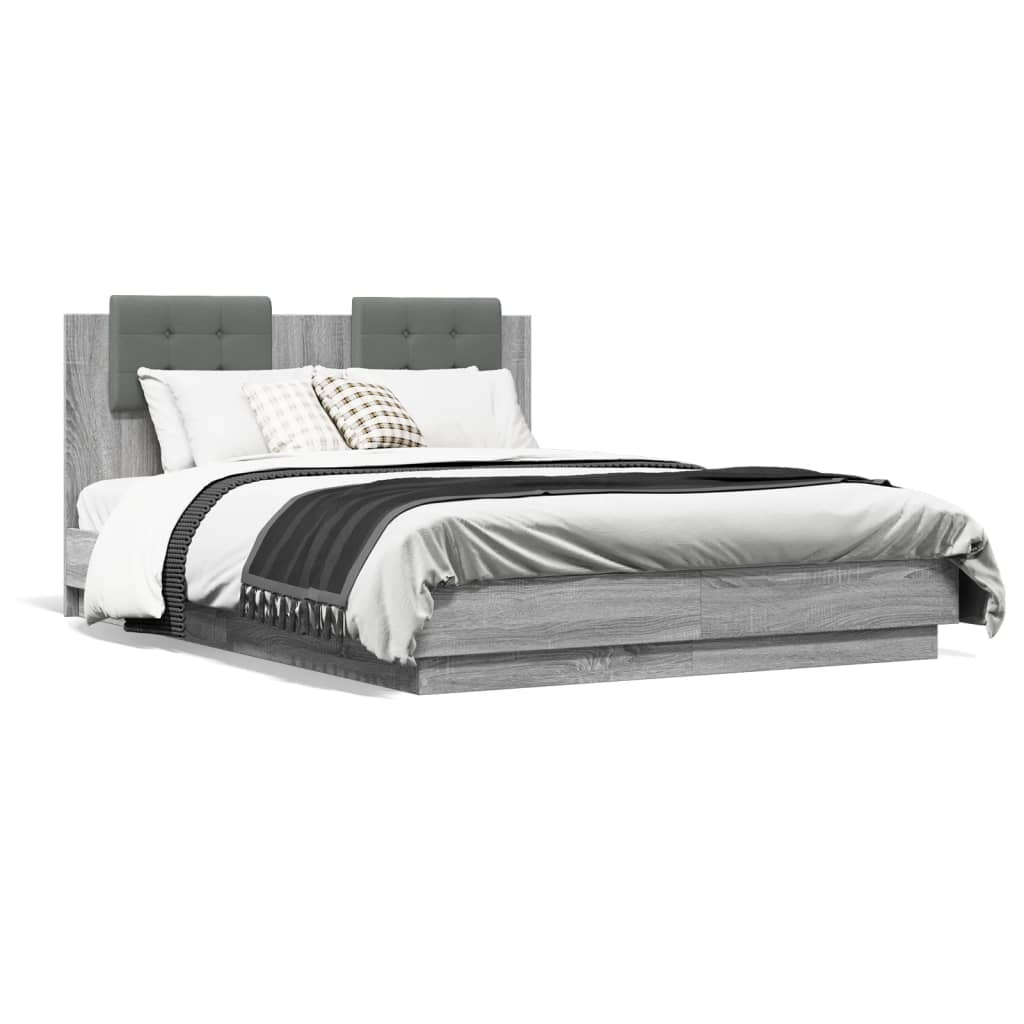 Testiera Letto Rovere Sonoma 240x80 Cm - Pannello A Parete In Legno Ingegnerizzato - 5