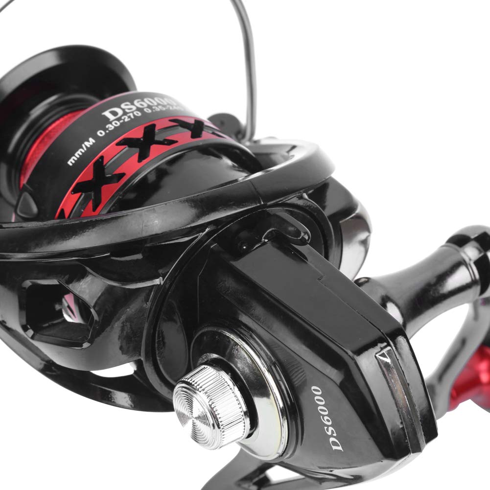 Bobina in metallo con impugnatura per pesca in mare, mulinello unidirezionale senza spazio per la serie DS (DS6000) - 3