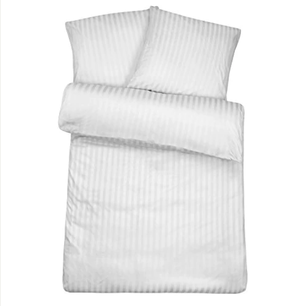 Kam-Pol komplet pościeli zakład pasek 2 cm 200x200 + 2x50x60