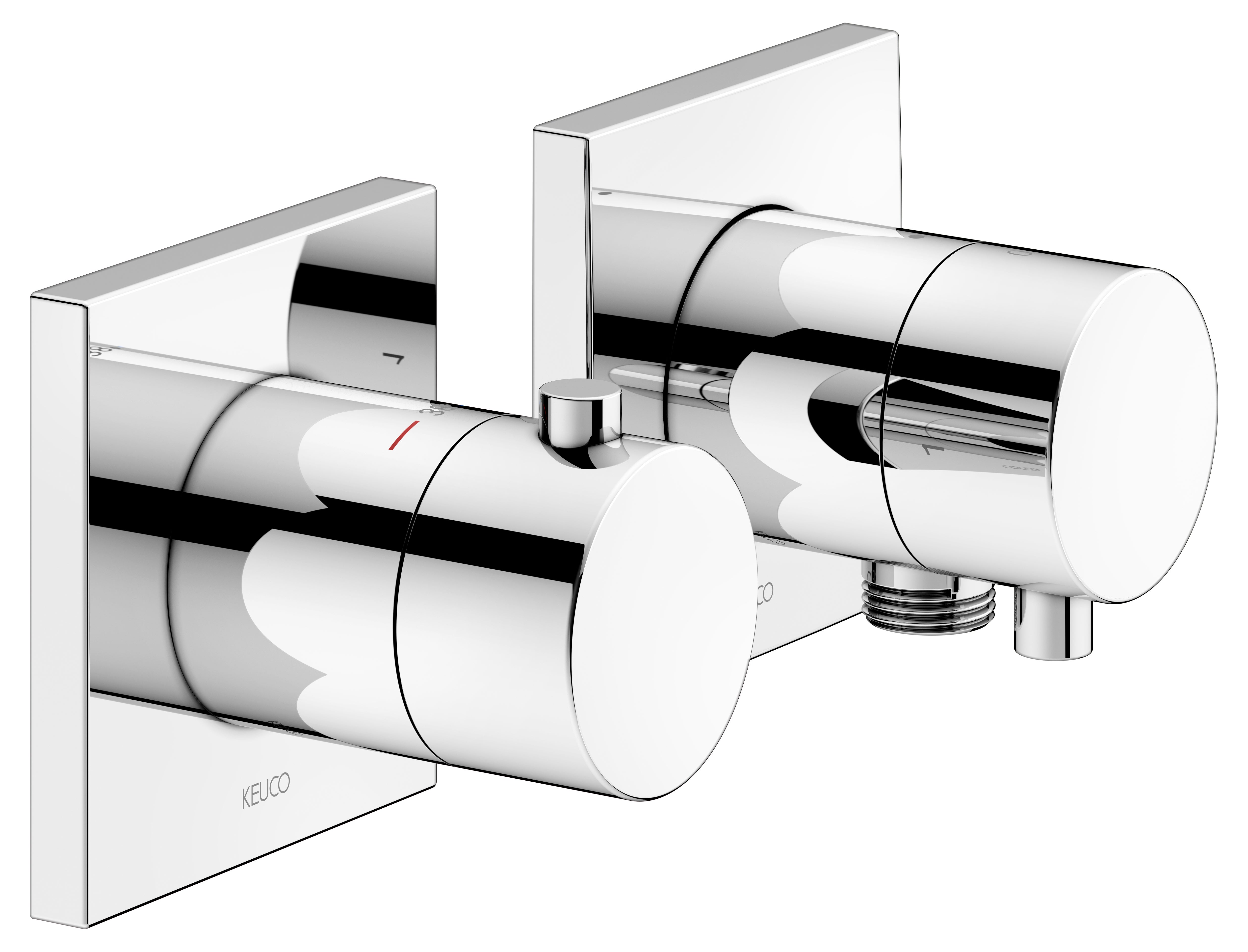 Verosan Thermostatarmatur PORTO 2.0 Chrom – Mit Sicherheitssperre & Brauseanschluss