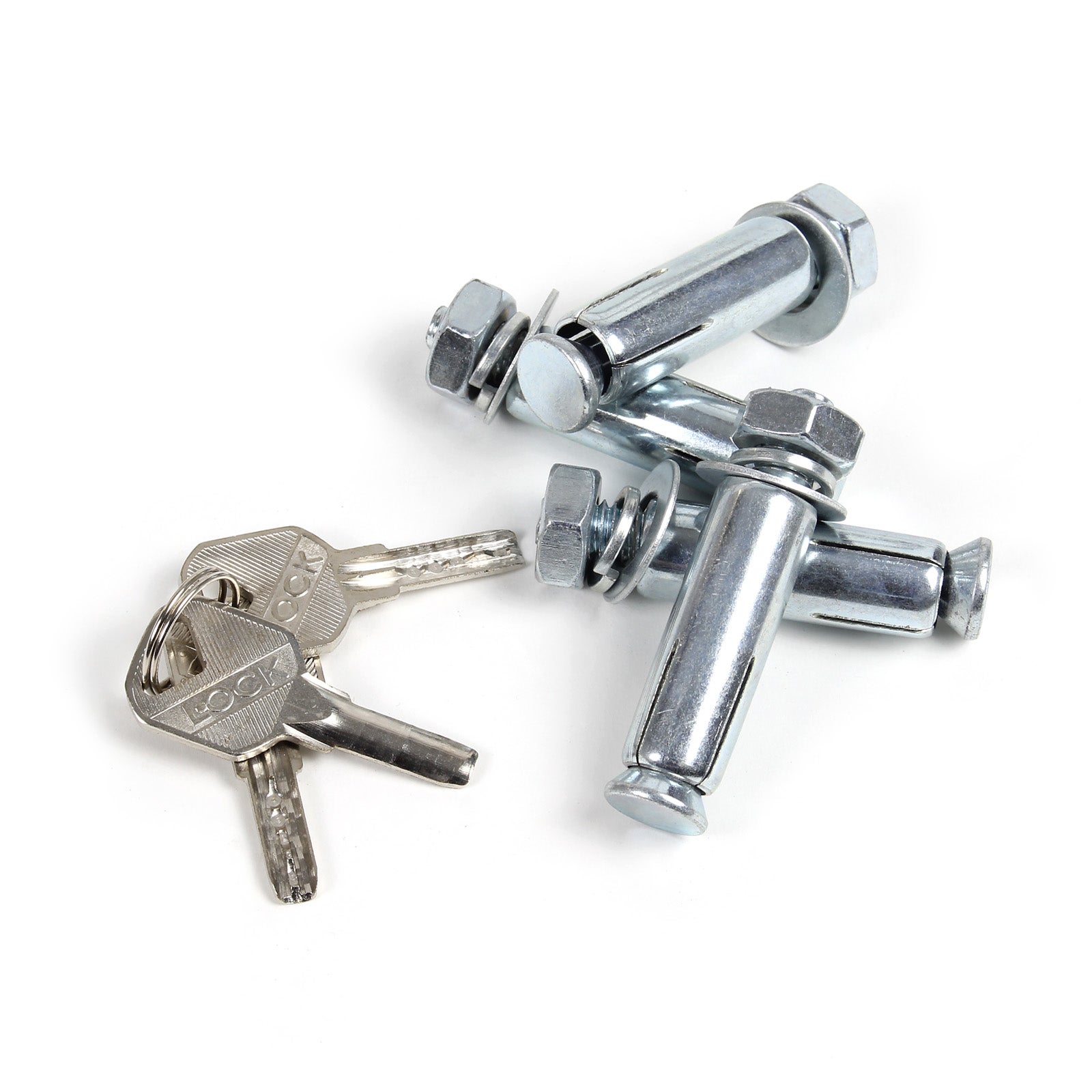 Wiltec Borne de parking rabattable – 700 x 180 x 480 mm – Couleur signalisation – en Acier – avec 3 Clés – Poteau de stationnement, Borne de sécuri... - 7