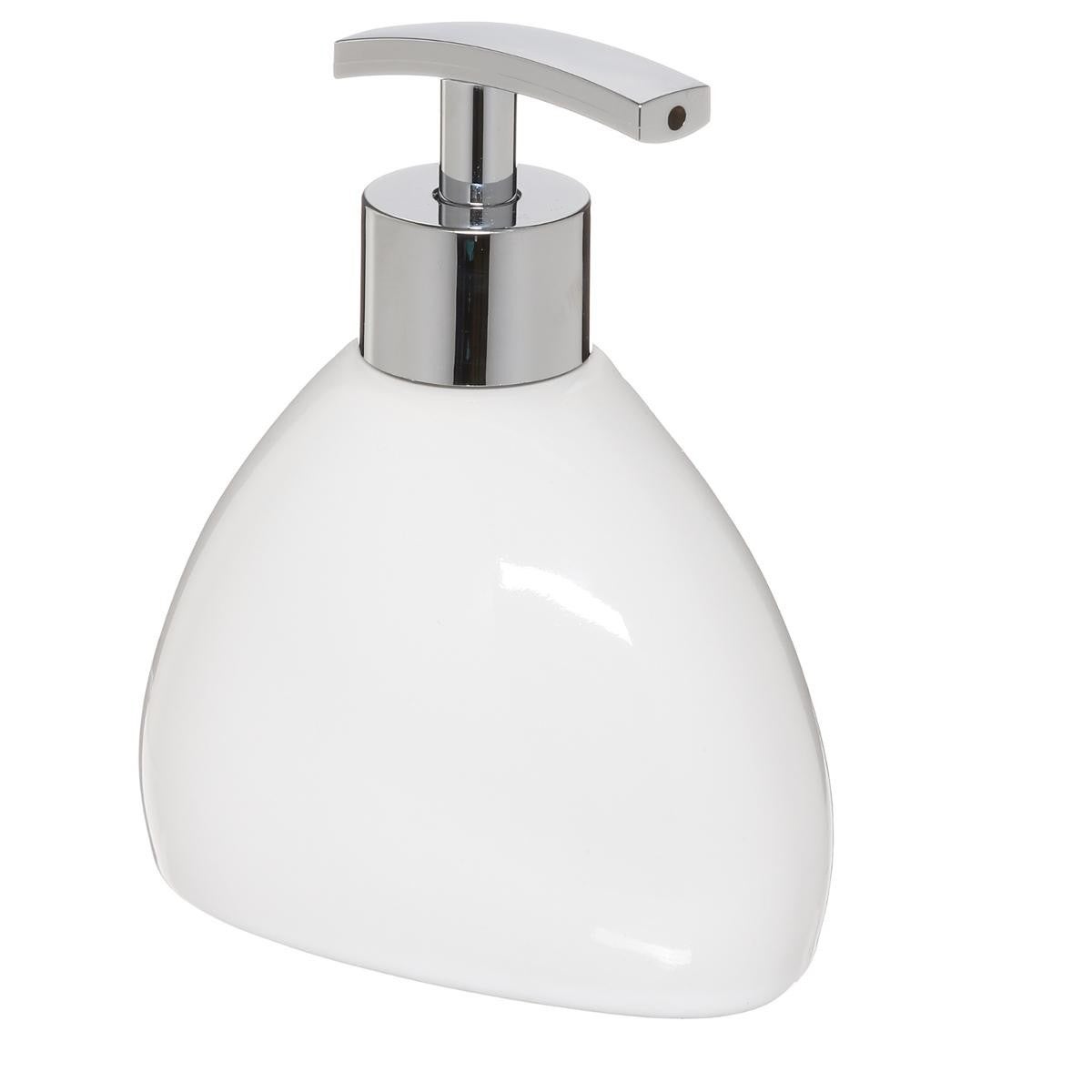 DOZOWNIK DO MYDŁA Colors 300 ml biały CERAMICZNY