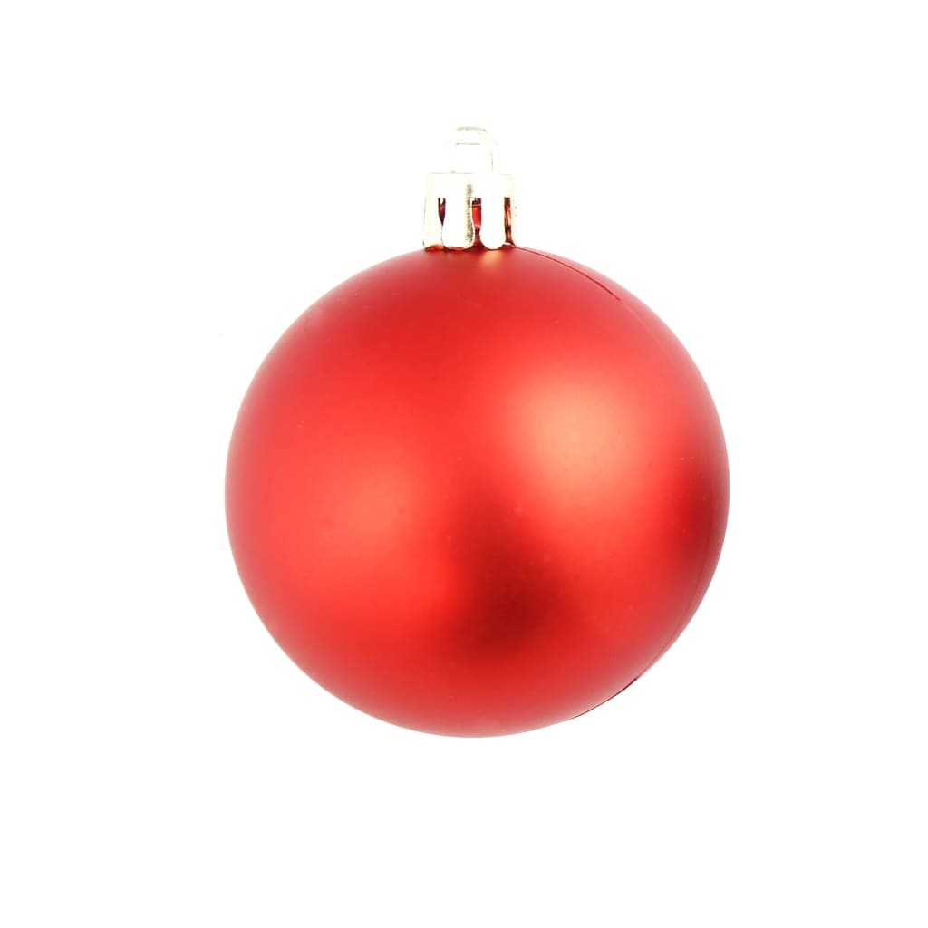 Ensemble de boules de Noël 100 pcs 3/4/6 cm Rouge vidaXL - 5