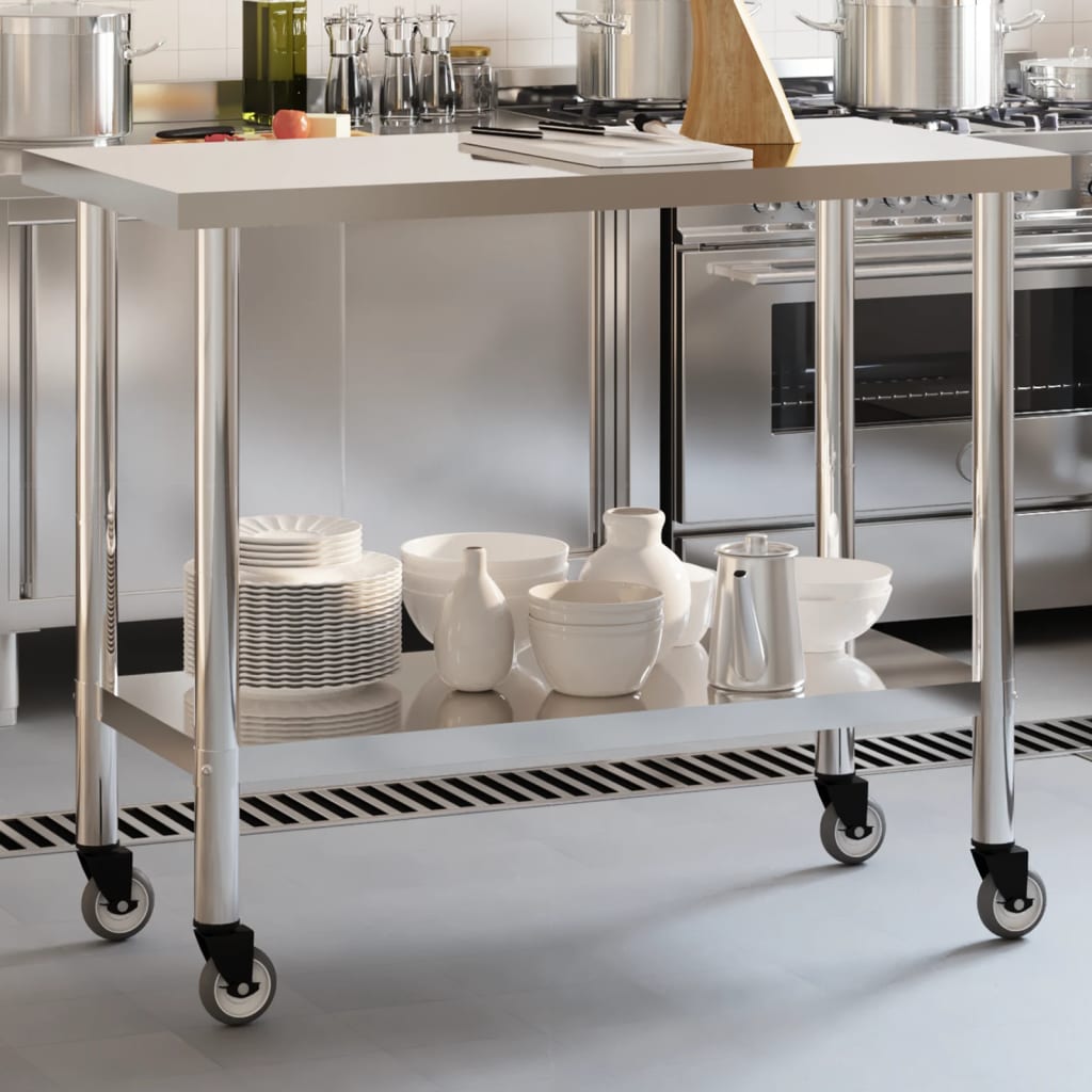 Carrello Da Cucina ZenMaarket A 4 Ripiani In Metallo Con Ruote Bloccabili – Mobile, Robusto E Versatile Per Casa E Ufficio