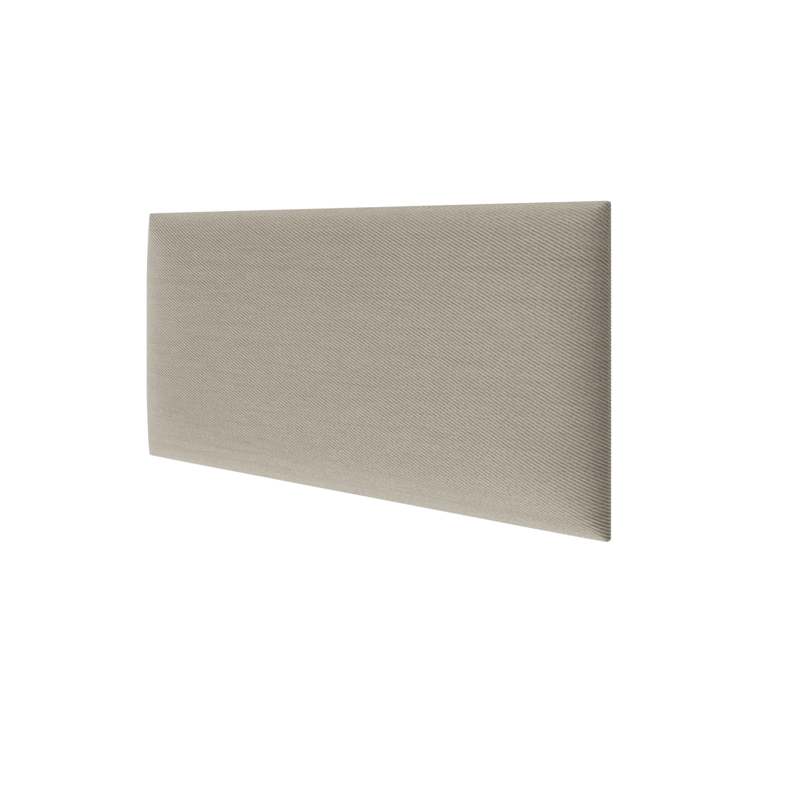 Panel tapicerowany ścienny Stegu wezgłowie 60x30 cm Beżowy welur - akustyczny, dekoracyjny 1 szt.