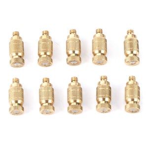 15 Buses Brumisation Laiton 6mm - Pour Système Arrosage Jardin Agriculture - Remplacement Atomiseur Basse Pression