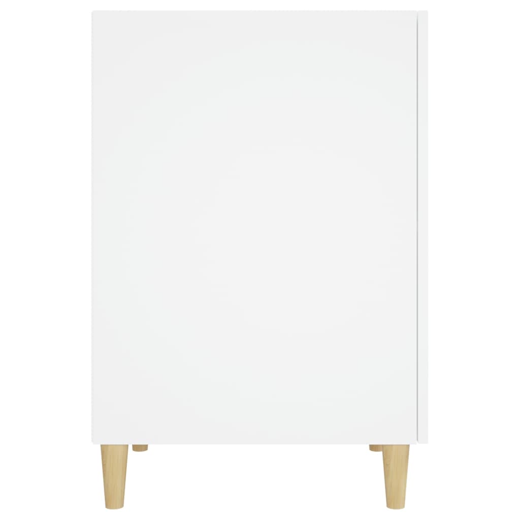 Bureau Blanc 140x50x75 cm Bois d'ingénierie - 8