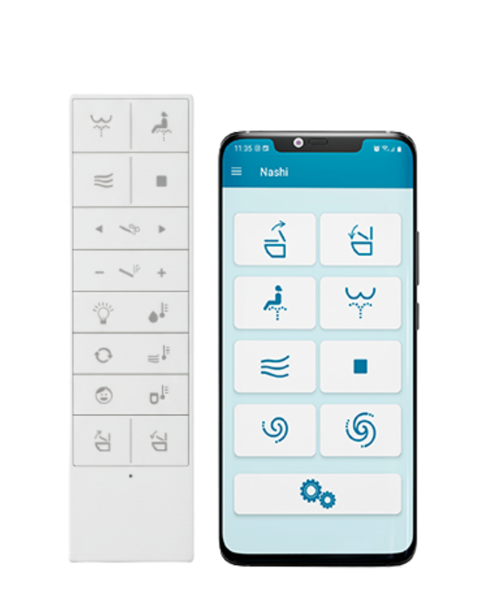 INODORO JAPONÉS WC INTELIGENTE NASHI ALDARA IPLUS 5, APERTURA/CIERRE AUTOMÁTICOS, MANDO A DISTANCIA, APP, NO ES NECESARIO DEPÓSITO - 5