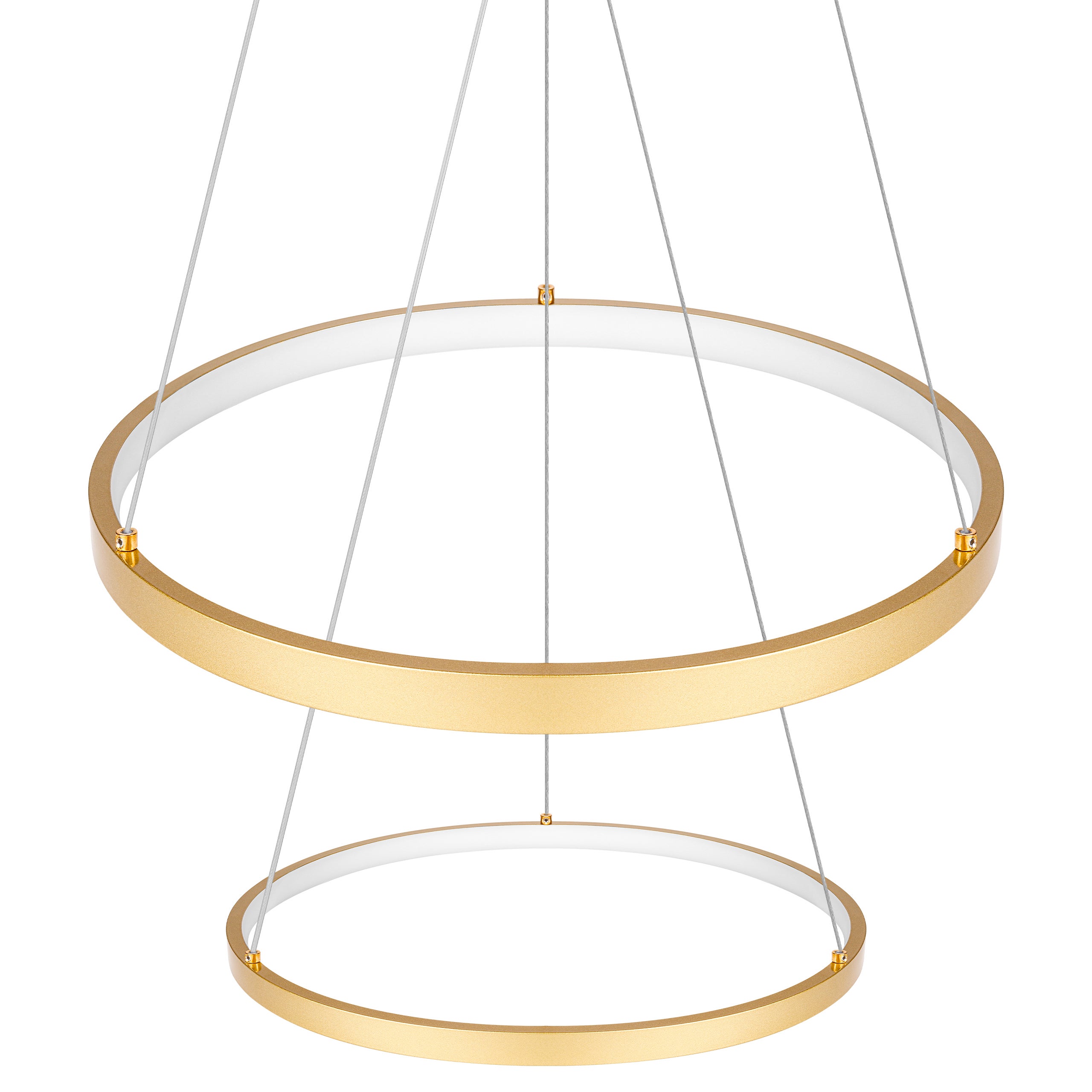 Żyrandol LED Lynx 64W 40-60cm IP20 3000-6500K regulowana barwa z pilotem złoty MasterLED - 3