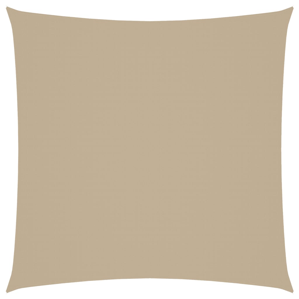 Maison Exclusive - Parasole a Vela in Tela Oxford Quadrata 4x4 m Beige - 2