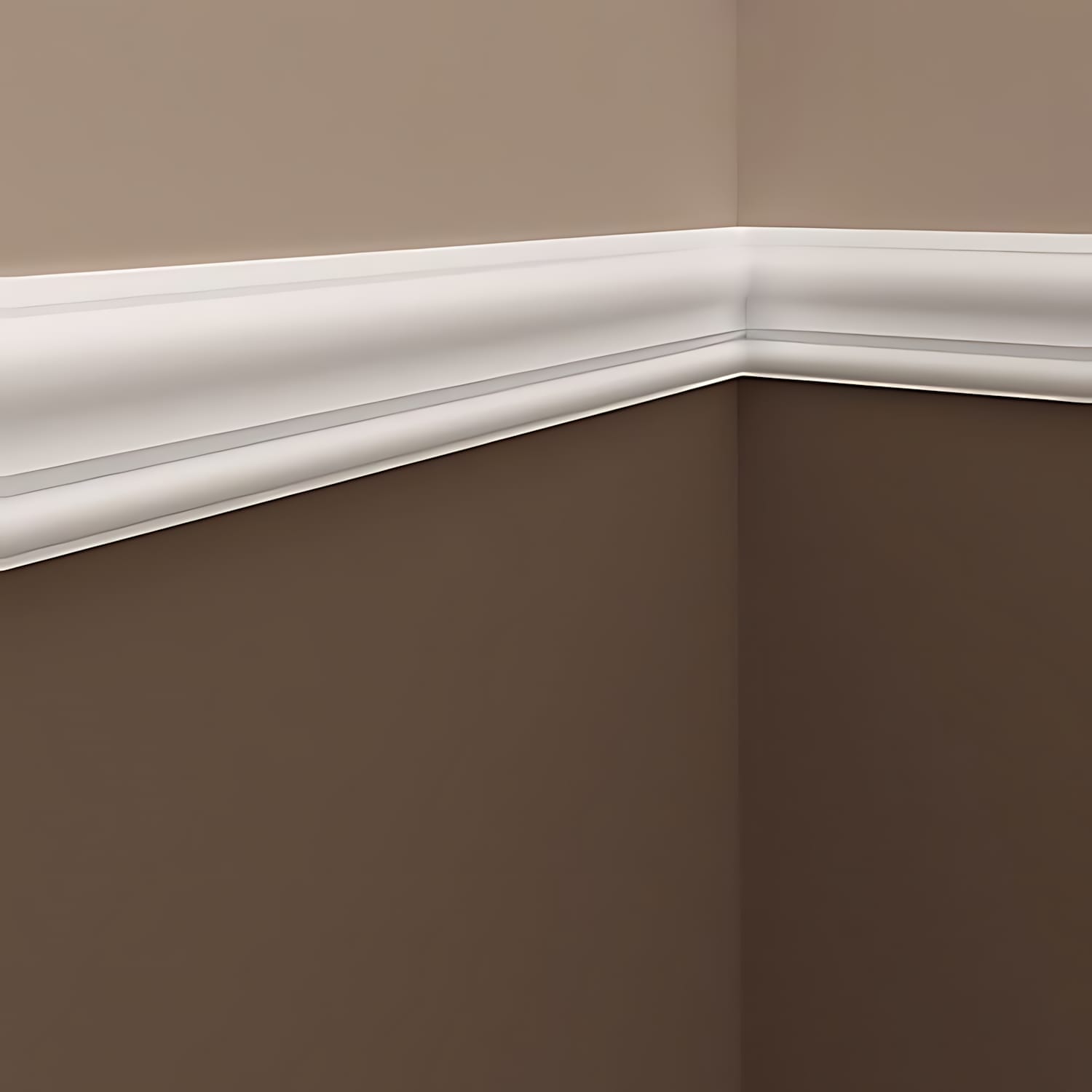 Moldura para pared Profhome 151303 Perfil de estuco Moldura decorativa 2 m - 3