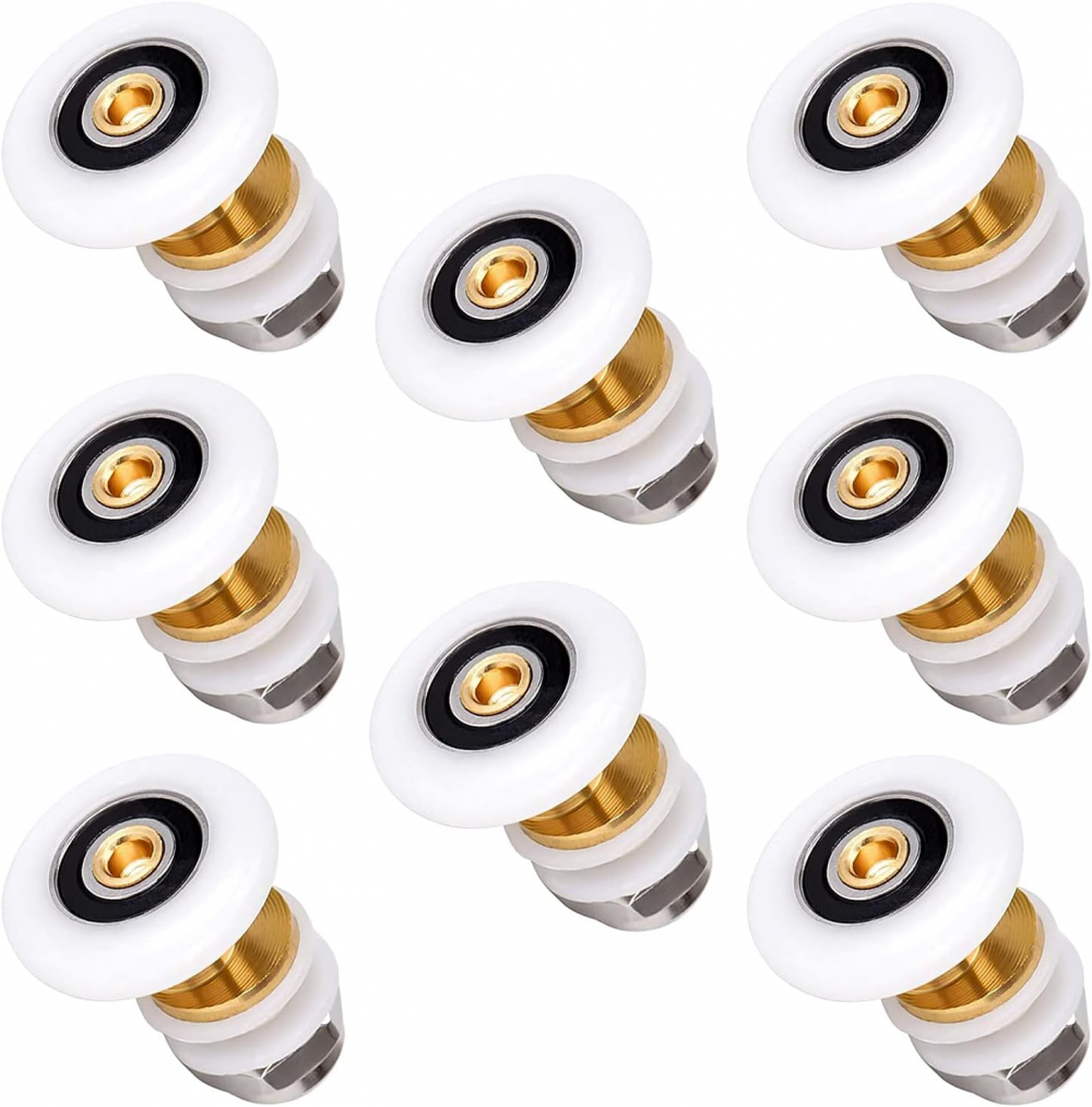 ROTELLE X BOX Doccia 8pz Cuscinetti Box Doccia 25 Mm Rotelline X Porta Scorrevol EUR 15,54 - IT