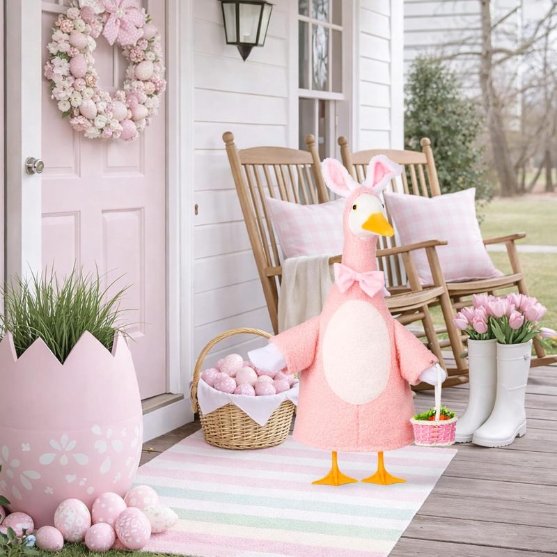 Easter Bunny Porch Goose Outfit, Spring Goose Clothes for 23 Inch ...