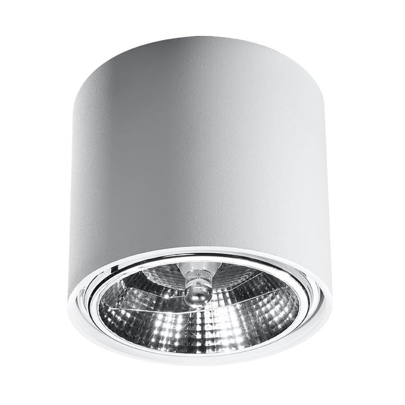 Reflektor sufitowy spot natynkowy Tiube okrągły biały 1xGU10x40W wym: 12 x 12 cm metal Sollux Lighting