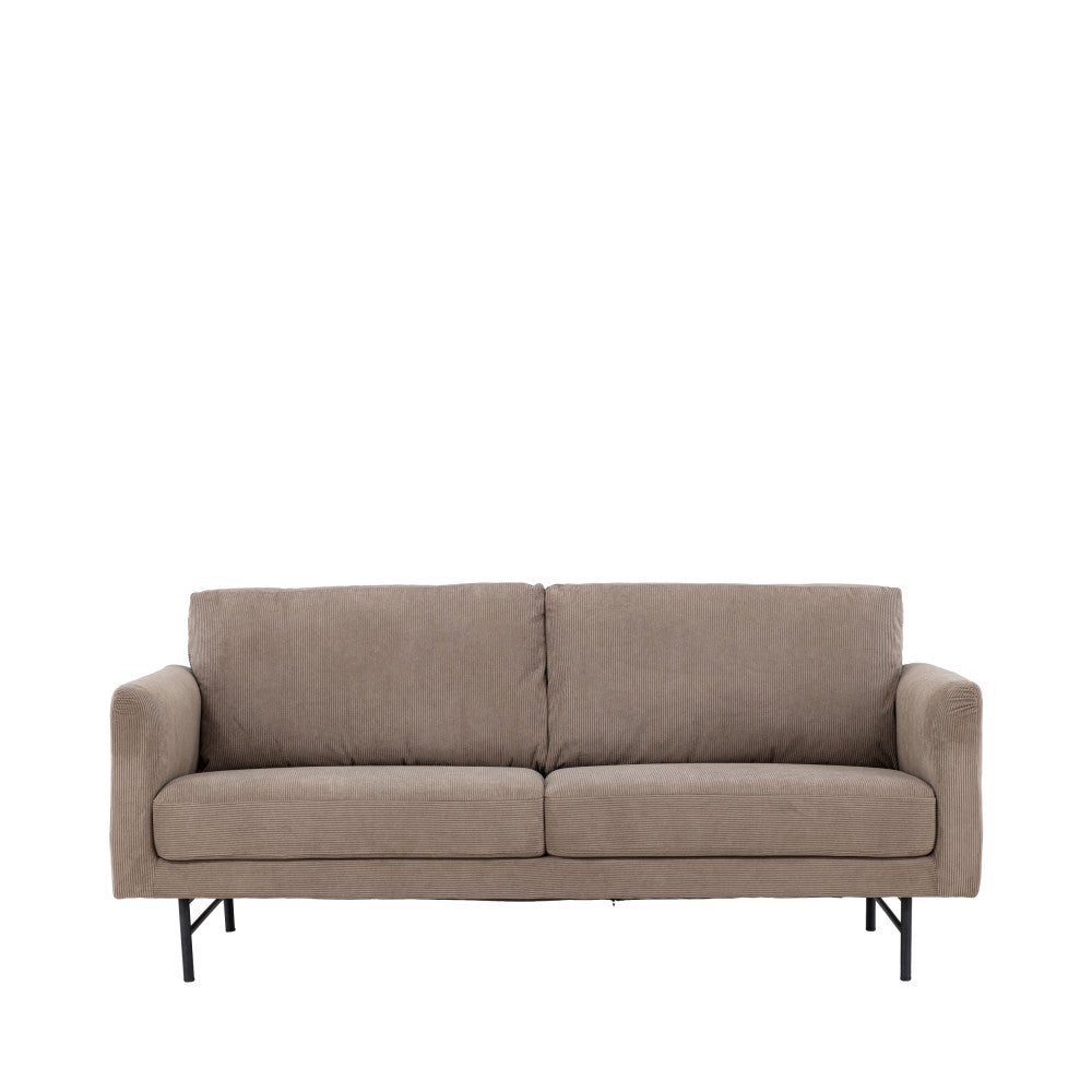 Sky sofa 3-osobowy brązowy.