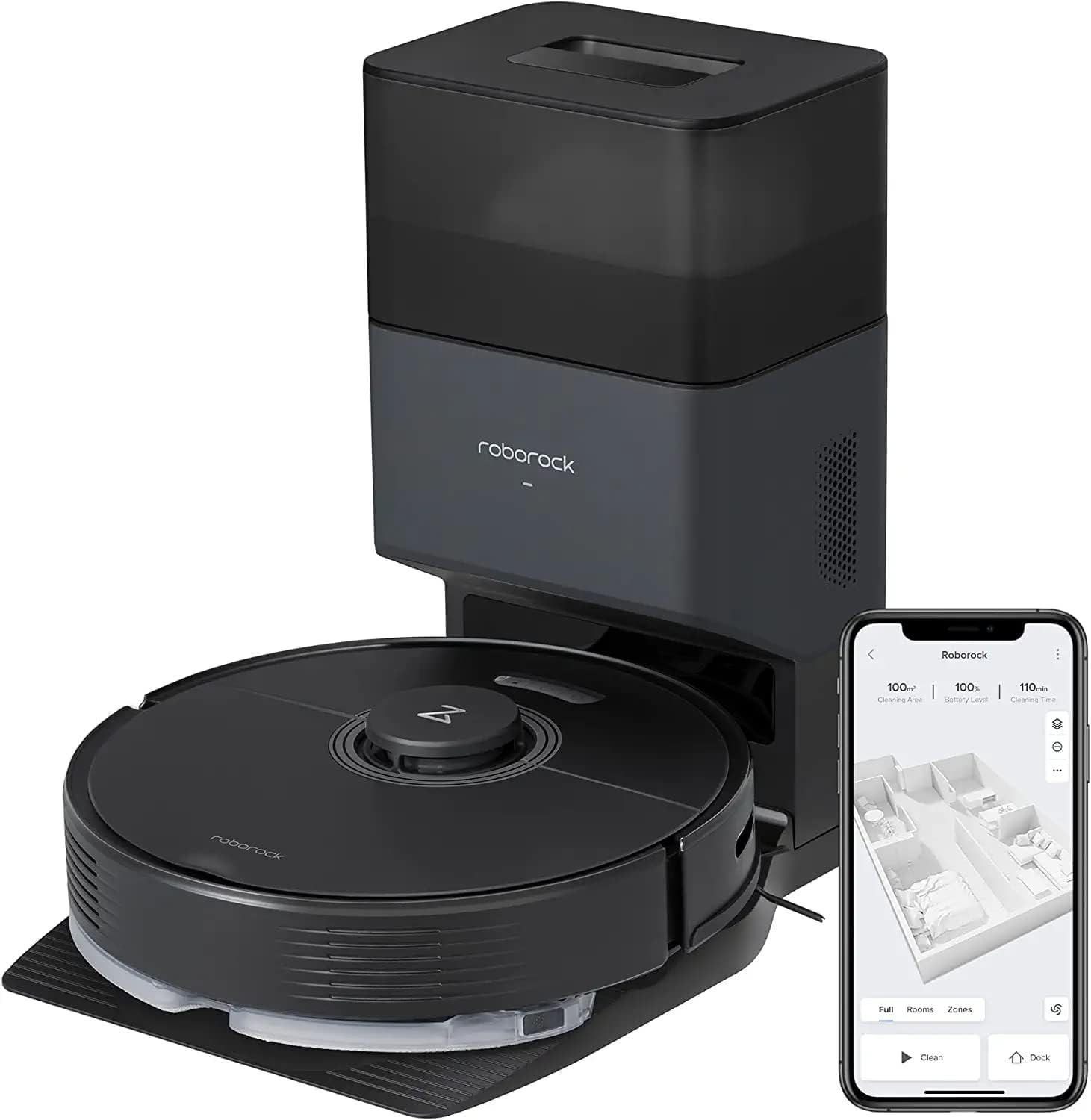 Q7 Max+ Robot Aspirador + Base de Autovaciado - Roborock | Leroy