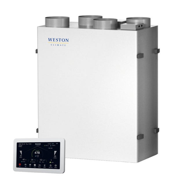 Unidad de ventilación con recuperación de calor Weston Climate serie ...