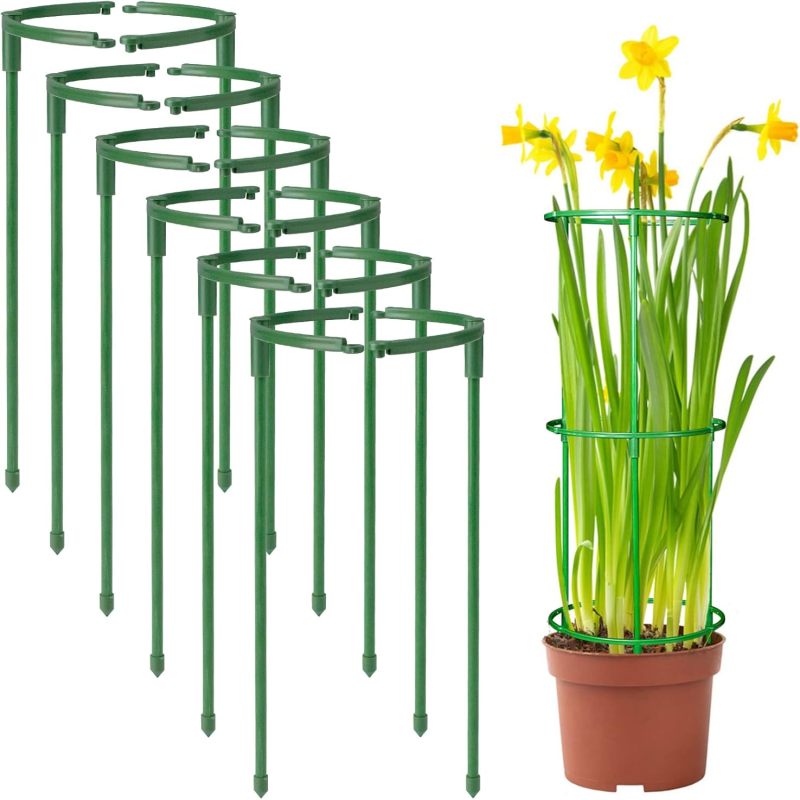 12 tuteurs demi-ronds&nbsp;– empilables 3 niveaux – tomates, monsteras, pivoines, hortensias. - 2