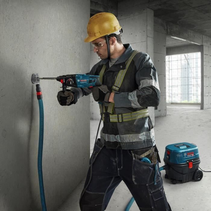 Młot udarowy Bosch mocny 720 W 2 J czarny niebieski czerwony - 5