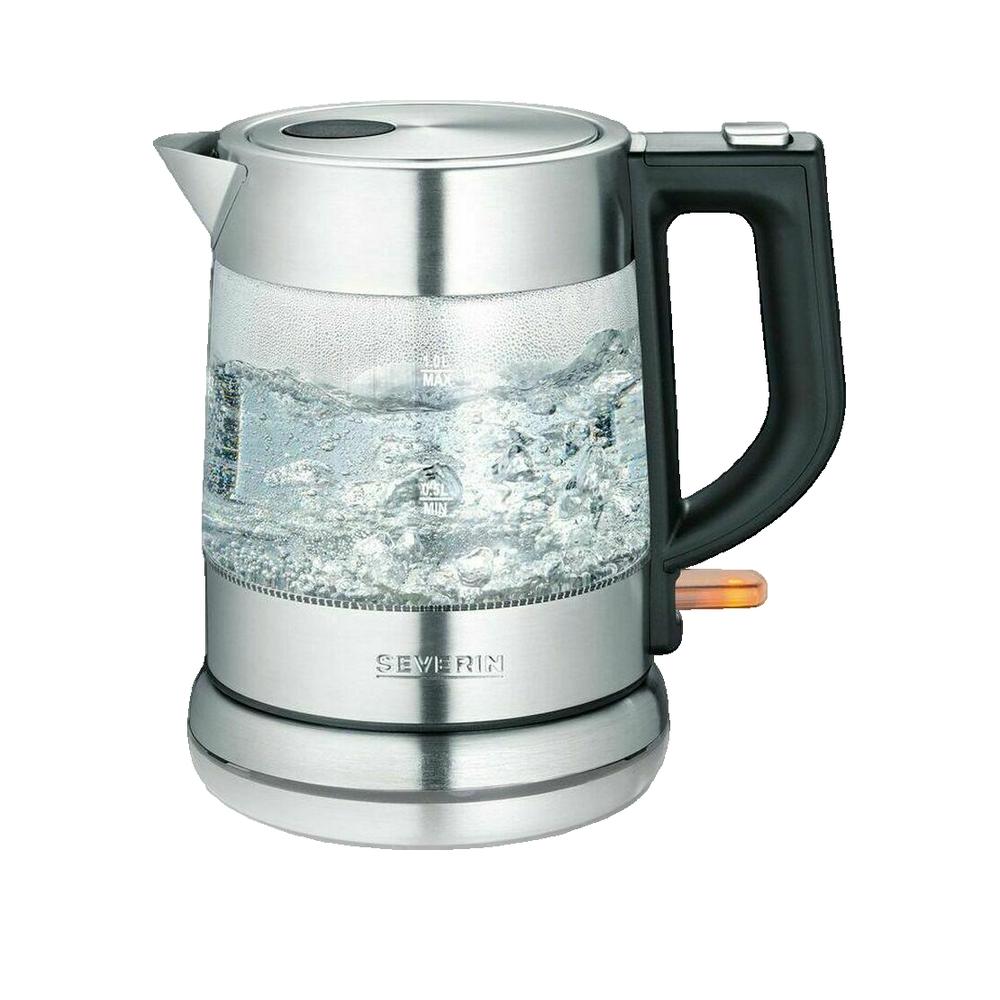 Severin Hervidor De Agua De Cristal De 1 L Severinwk 3468 Acero Inoxidable Antical 2200 V - Imagen 2