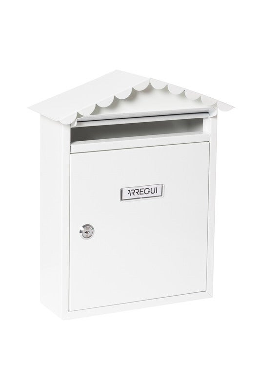 ARREGUI Visit E5741 Cassetta Postale Individuale in Acciaio, Cassetta della Posta da Parete, Dimensione M (DIN A4 e Riviste), Bianco - 5