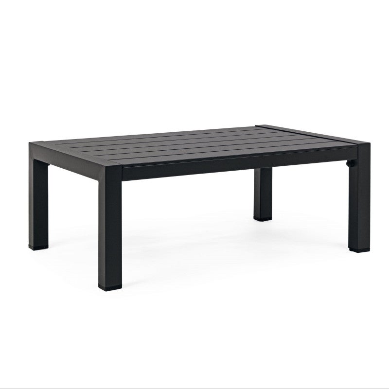 Table basse de jardin en aluminium gris | Leroy Merlin