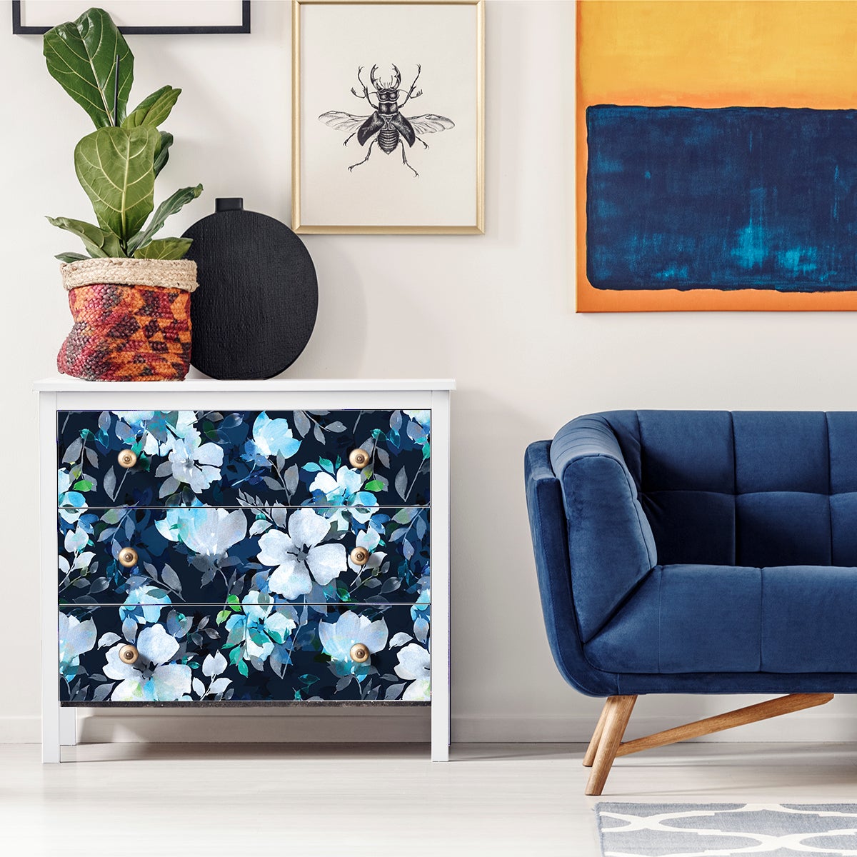 Adesivo mobili tropicale mokpo - Sticker adesivo - adesivi murali - 60x90cm - 2