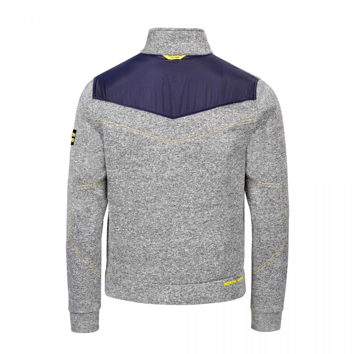 BLOUSON DE TRAVAIL BISCHOP GRIS CHINÉ / MARINE - NORTH WAYS - Taille L - 3