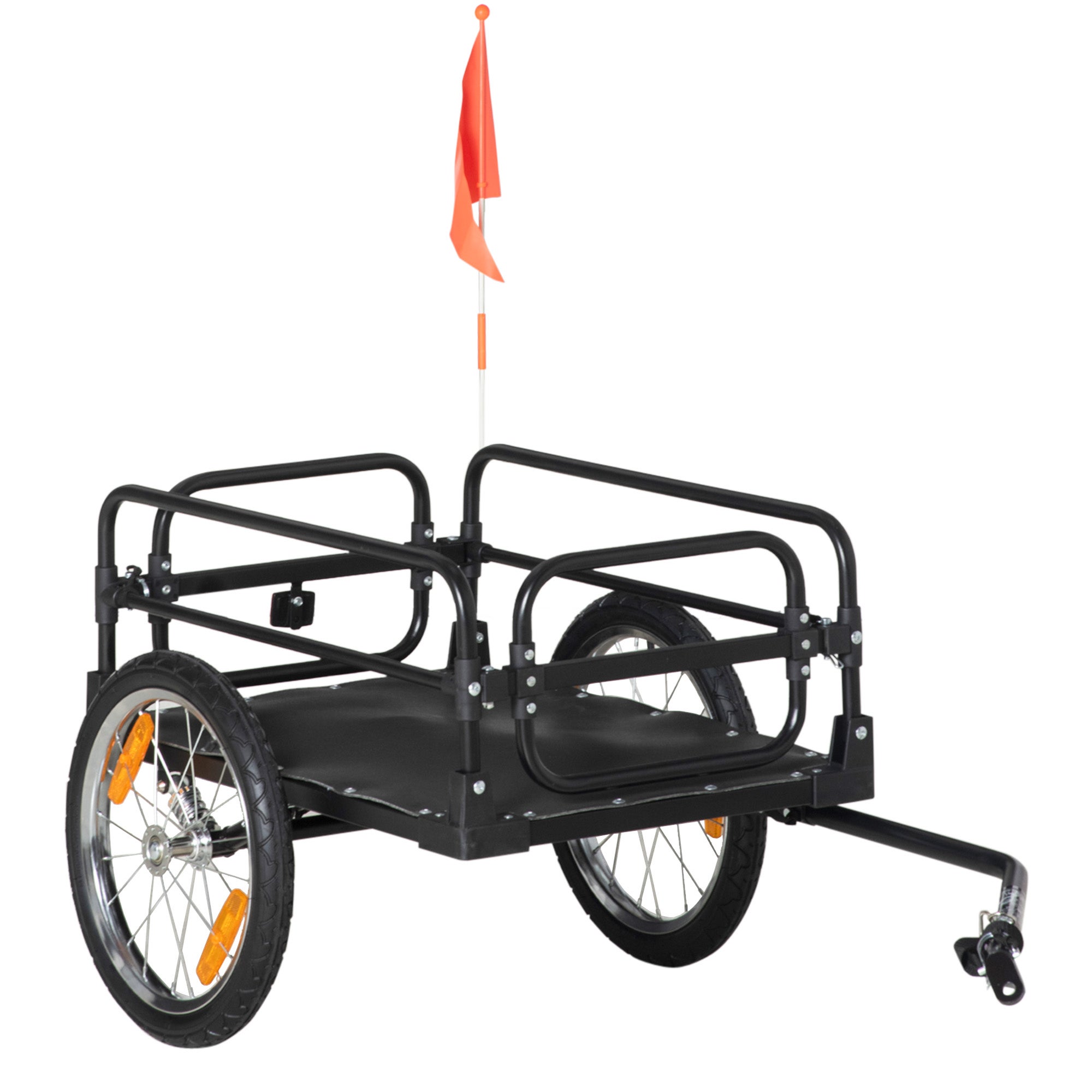Remorque Vélo E-scape – Chariot Main 46 L, Aluminium, Pliable, Fixation Rapide – Pour Vélos Et Piétons