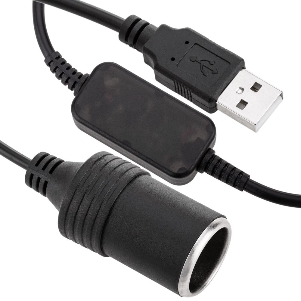 Convertisseur Prise Allume-Cigare Motorkit Vers USB 5/12V 8W