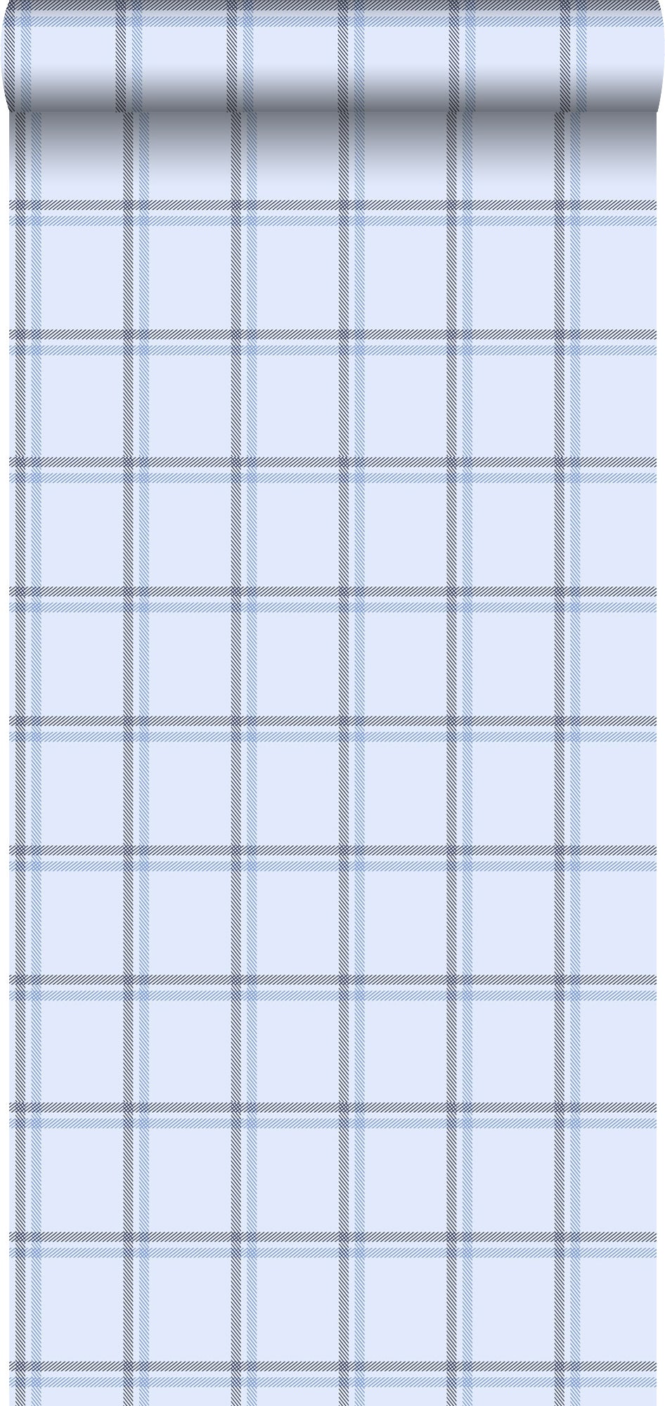 Papel pintado rombo azul claro - 53 cm x 10,05 m - estahome