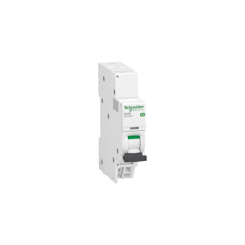 Disjoncteur Modulaire Schneider Acti9 IDT40T - 1P+N - 6A - Courbe C - 4500A - Neuf Sous Blister