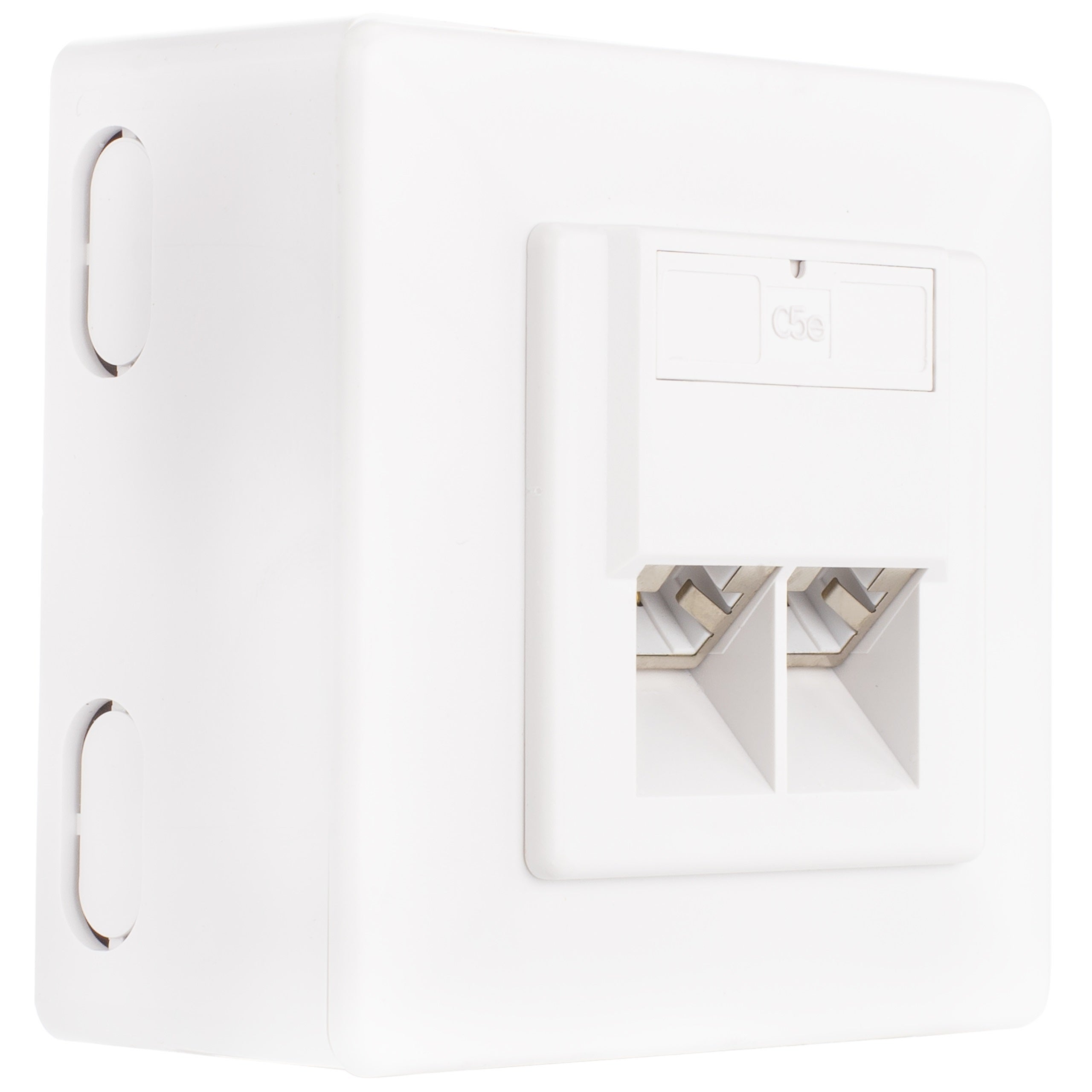 NEKU Gniazdo sieciowe pt- natynkowe FTP 5e 2x RJ45