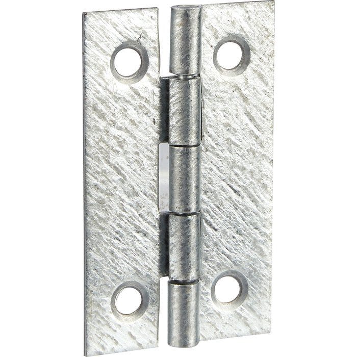 Charnière laiton 20x41 mm trous de 4,0mm Charnière laiton 20x41 mm trous de 4,0mm