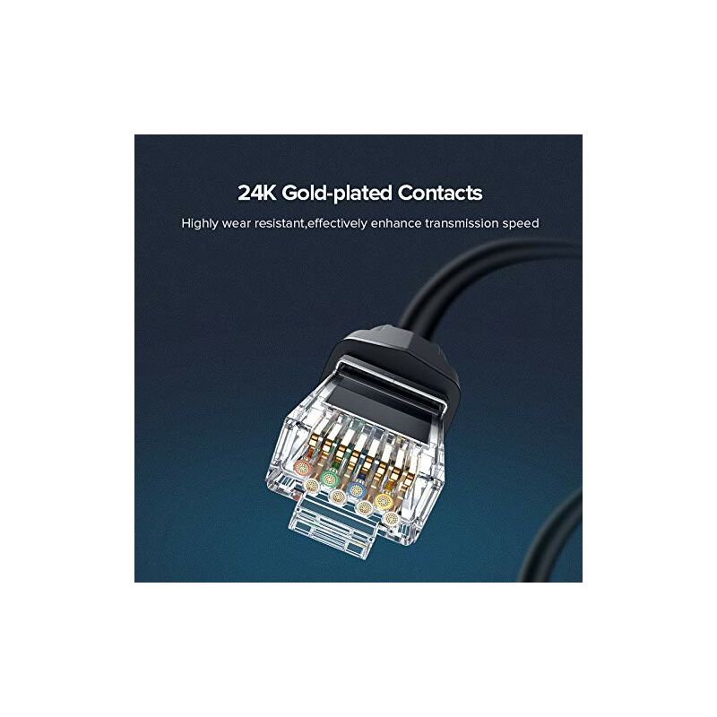 Câble Ethernet, LAN RJ45 Câble Réseau SFTP Vitesse 40 Gbps / 2000Mhz (5M) - 4