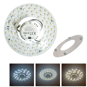 Driwei Circolina Led Piastra Disco Plafoniera Anello Luci 18W 24W C... Watt Seleziona WATT Luce Seleziona Temperatura Luce - Foto 8