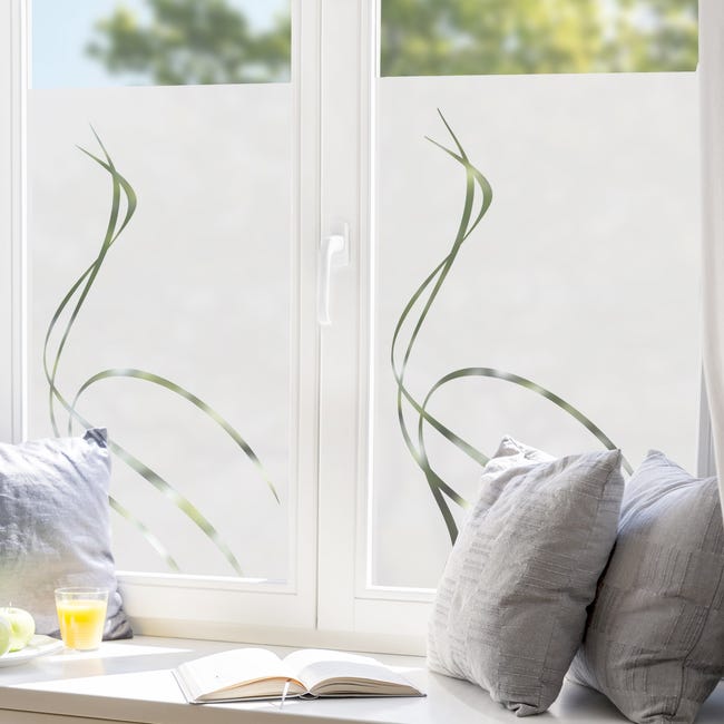 Film électrostatique Vitre Opaque 70x80cm - Anti-regard, Anti-UV 96%, Sans Colle, Réutilisable