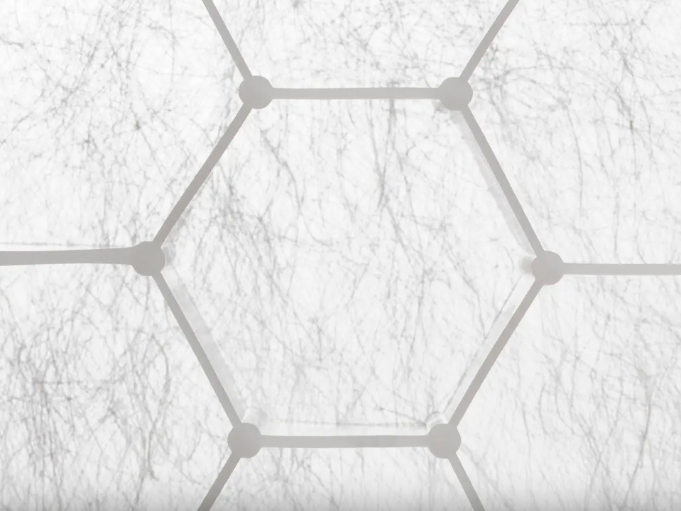 Géocellule hexagonale blanche EccoGravel 160 x 120 x 3 cm – 10 m² - 3