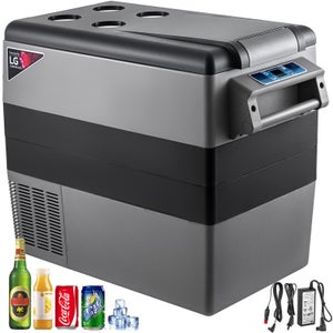 Frigo Trimixte Camping-car 40L Smad - Fonctionne Au 12V, 220V Et Gaz - Silencieux, Pour Van, Caravane, Fourgon