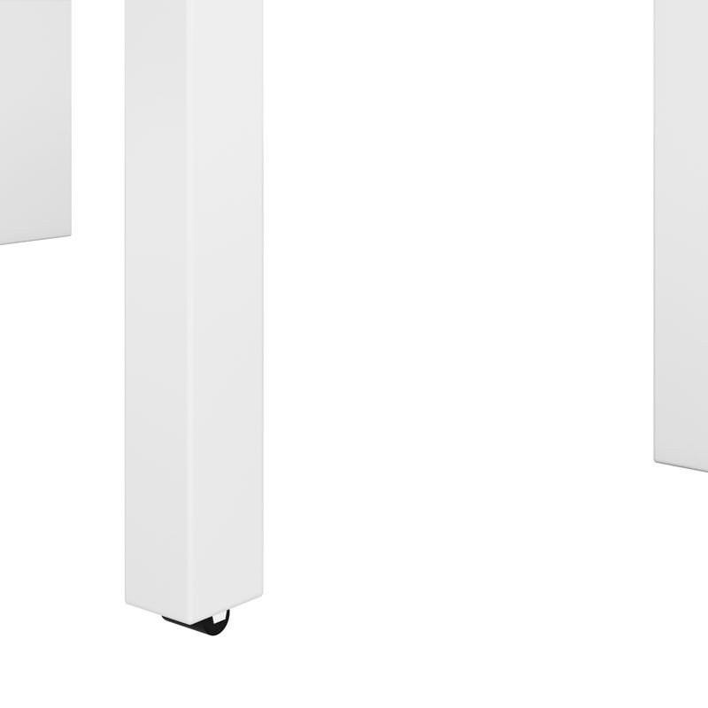 Divina Home 0F4582A Scrivania estensibile con 2 cassetti 99 x 36-70 x 88 cm - 7