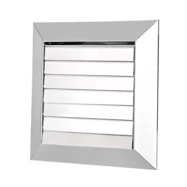 Wylot powietrza, wentylator wyciągowy do kuchni i łazienki, montowany na ścianie, z ruchomą żaluzją (pasuje do otworu 120 mm)