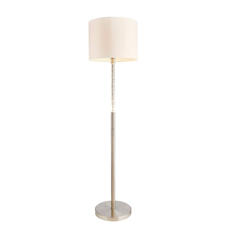 Lampa stojąca bąbelkowy trzonek ANDROMEDA chromowana satynowa 1xE27x10W metal wym:155,5x40x40cm IP20 Endon